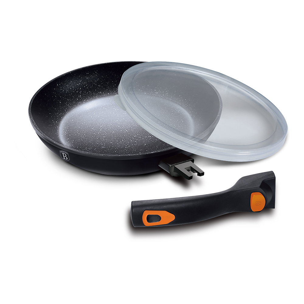 BH-1954_BH-1955-1 Keptuvė 24 cm su nuimama rankena Berlinger Haus BH-1954 Granit Diamond