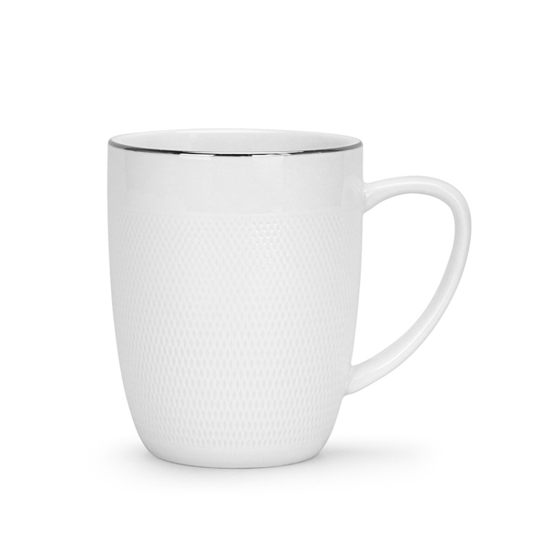 porcelianinis-puodelis-platinum-330-ml-fissman-14089-2 Fissman Platinum portselankruus | 330 ml, hõbedase äärisega - Image 1