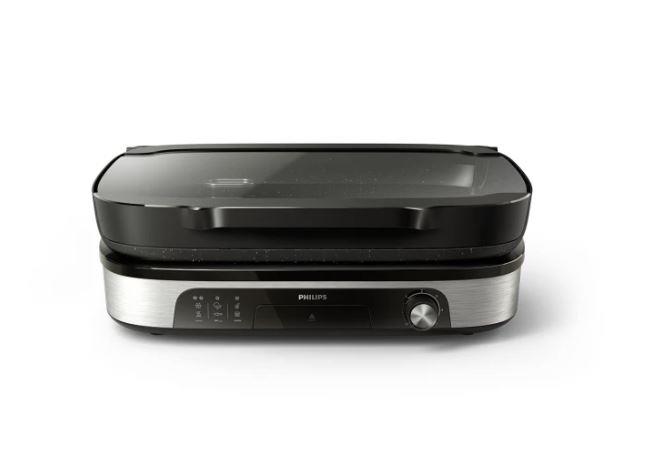 63ec0a79-939b-49d7-bc25-f06d2c123ac8 PHILIPS Elektrigrill HD6212/90 | 2400W, suitsutusfunktsiooniga, mittenakkuv - Image 1