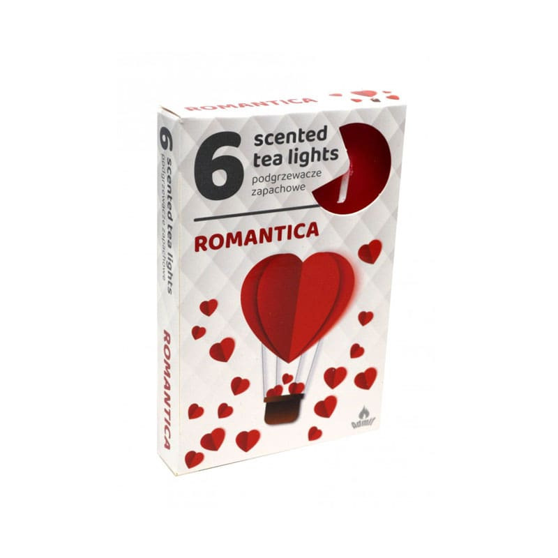 arbatines-kvepiancios-zvakutes-romantica-6vnt Lõhnaküünlad "Romantica", 6 tk. | Sensuaalne aroom - Image 1