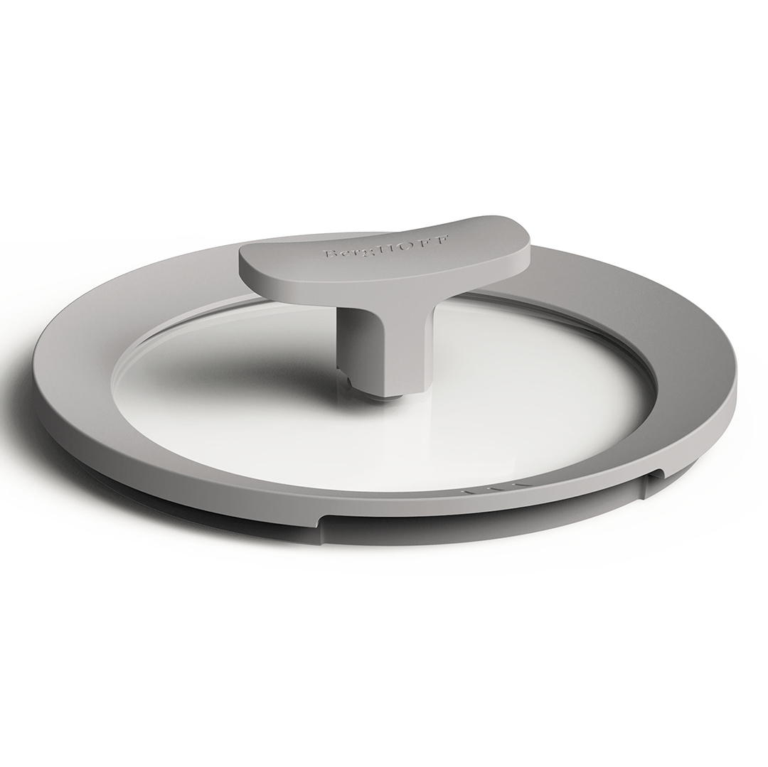 dangtis-leo-18-cm-berghoff-3950185 BergHOFF Klaasist kaas Leo, 18 cm | Silikoonääre ja valamisavadega - Image 1