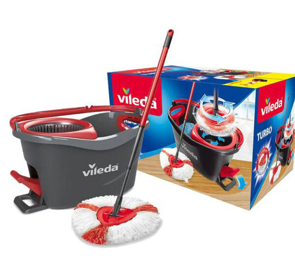 VILEDA Põrandapesukomplekt Easy Wring & Clean TURBO | Pedaaliga, puhtad käed