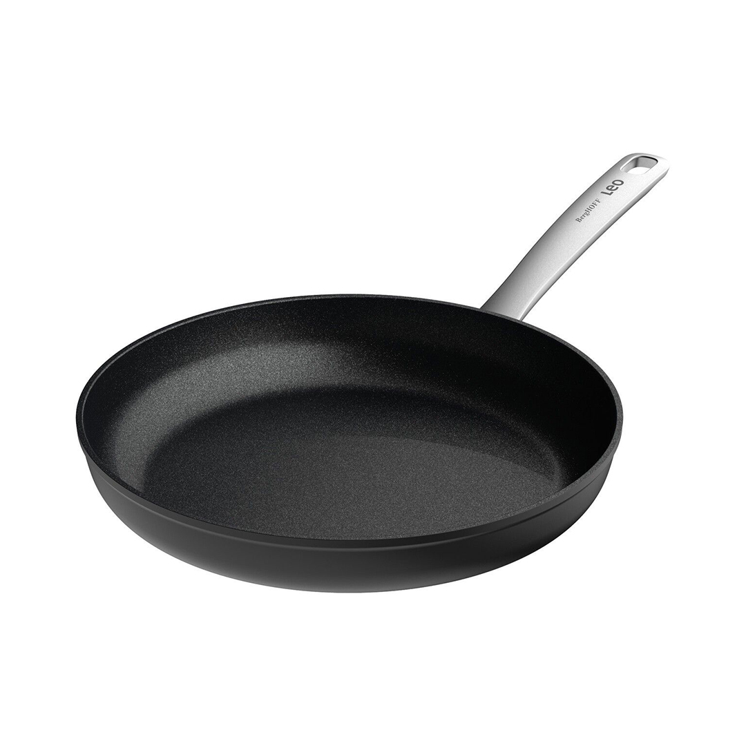 keptuve-leo-graphite-28-cm-berghoff-3950479 BergHOFF Pann LEO Graphite 28 cm CeraGreen kattega | Taaskasutatud alumiinium, sobib ahju - Image 1