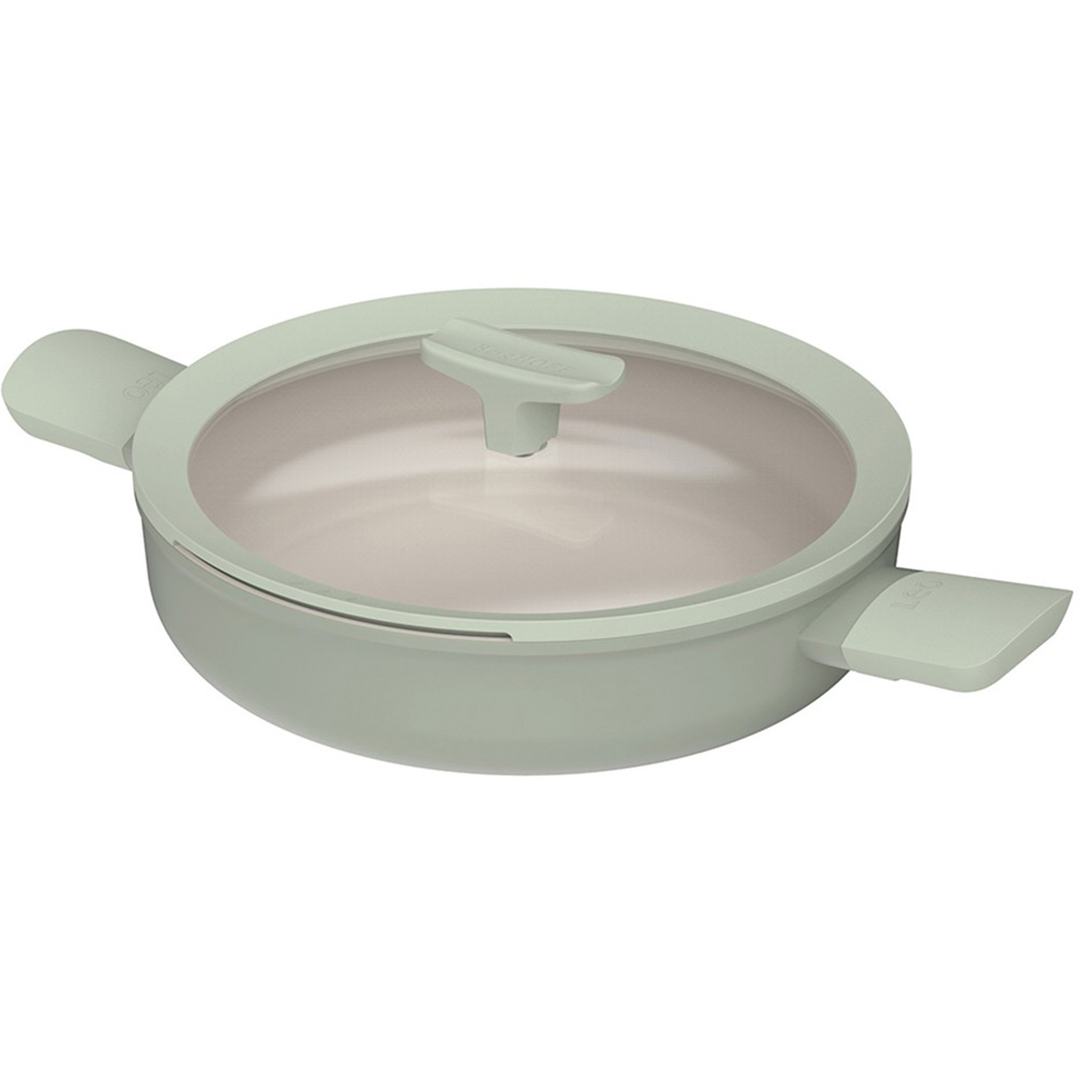 keptuve-su-dangciu-trumpos-rrankenos-balance-sage-berghoff-26cm-3950450-1 BergHOFF Pann koos kaanega lühikese käepidemega Balance Sage 26cm - Image 1