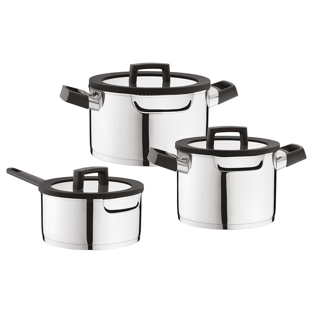 puodu-rinkinys-ugonic-downdraft-berghoff-111051 BergHOFF Uqonic Downdraft potikomplekt | 6 osa, integreeritud õhupuhastitele - Image 1