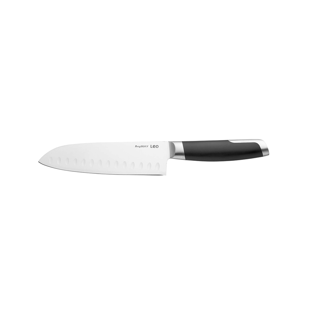santoku-peilis-graphite-berghoff-3950357 BergHOFF Santoku nuga Graphite 17,5 cm | Sepistatud teras, süvenditega - Image 1