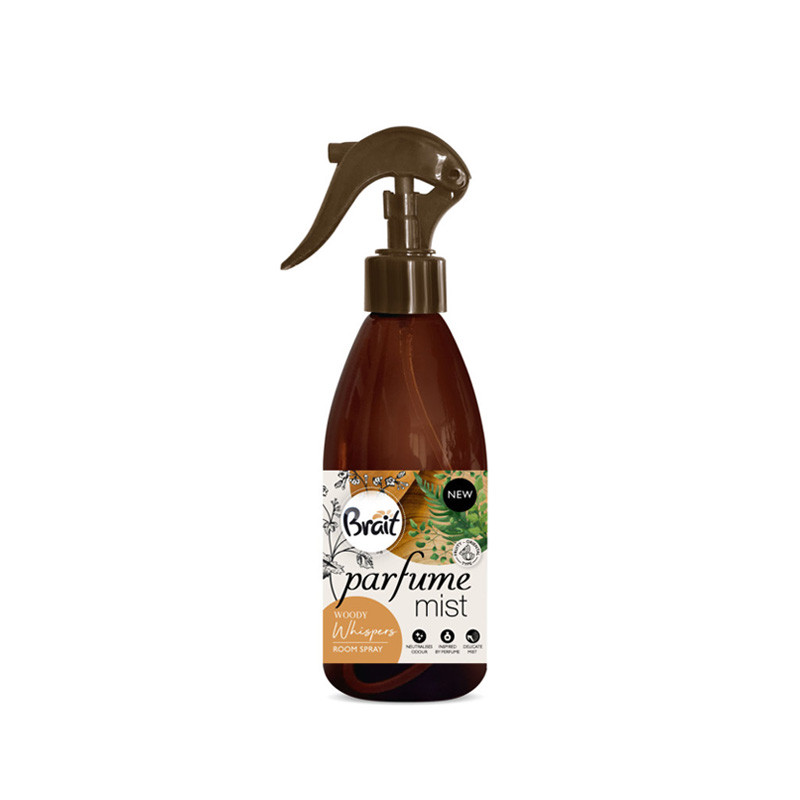 skystas-purskiamas-oro-gaiviklis-brait-parfumed-mist-woody-whispers-325ml Õhuvärskendaja-pihusti BRAIT Parfumed Mist "Woody Whispers", 325ml - Image 1