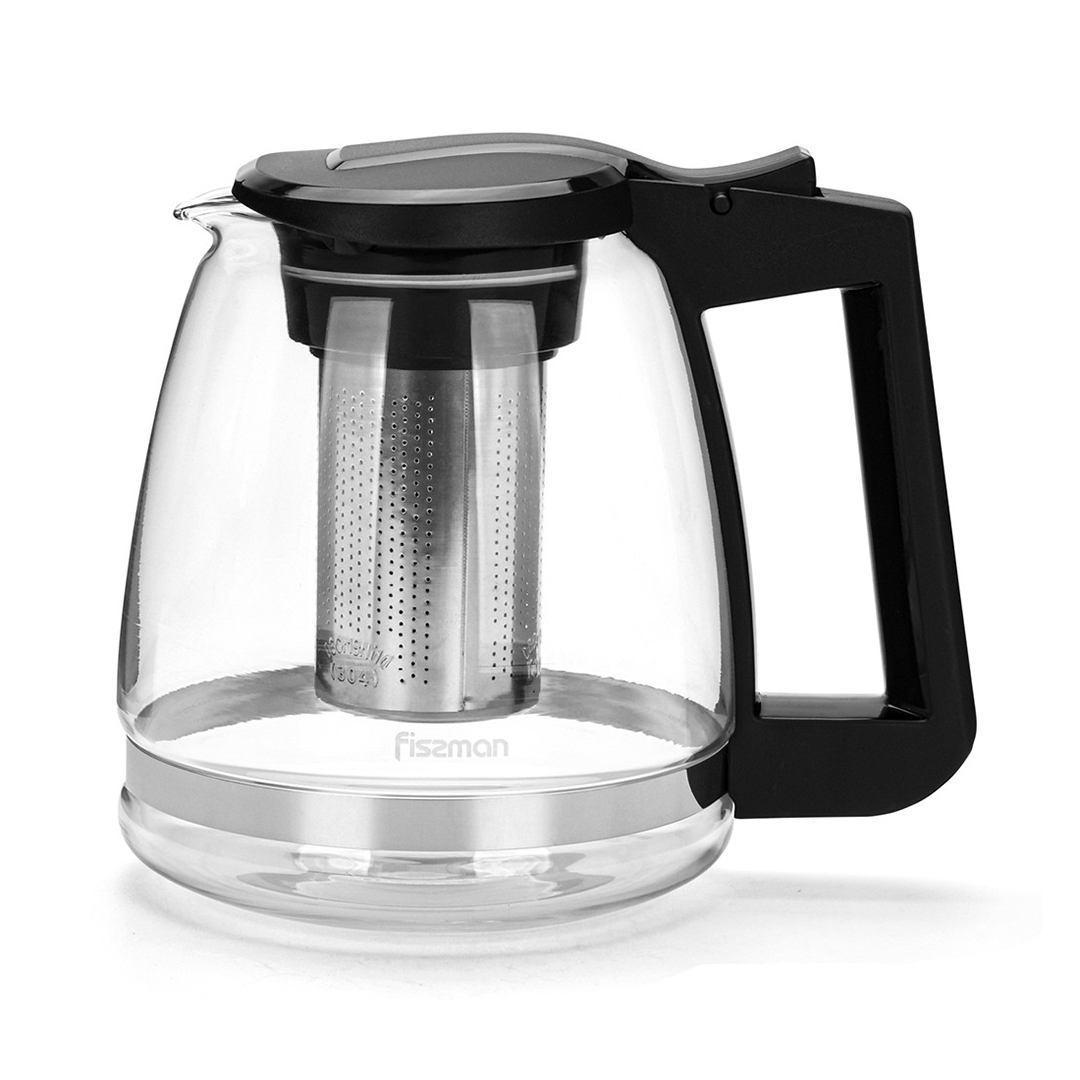 stiklinis-arbatinukas-su-filtru-2000ml-fissman-6464-1 Fissman Klaasist teekann filtriga | 2 L, Borosilikaatklaas - Image 1