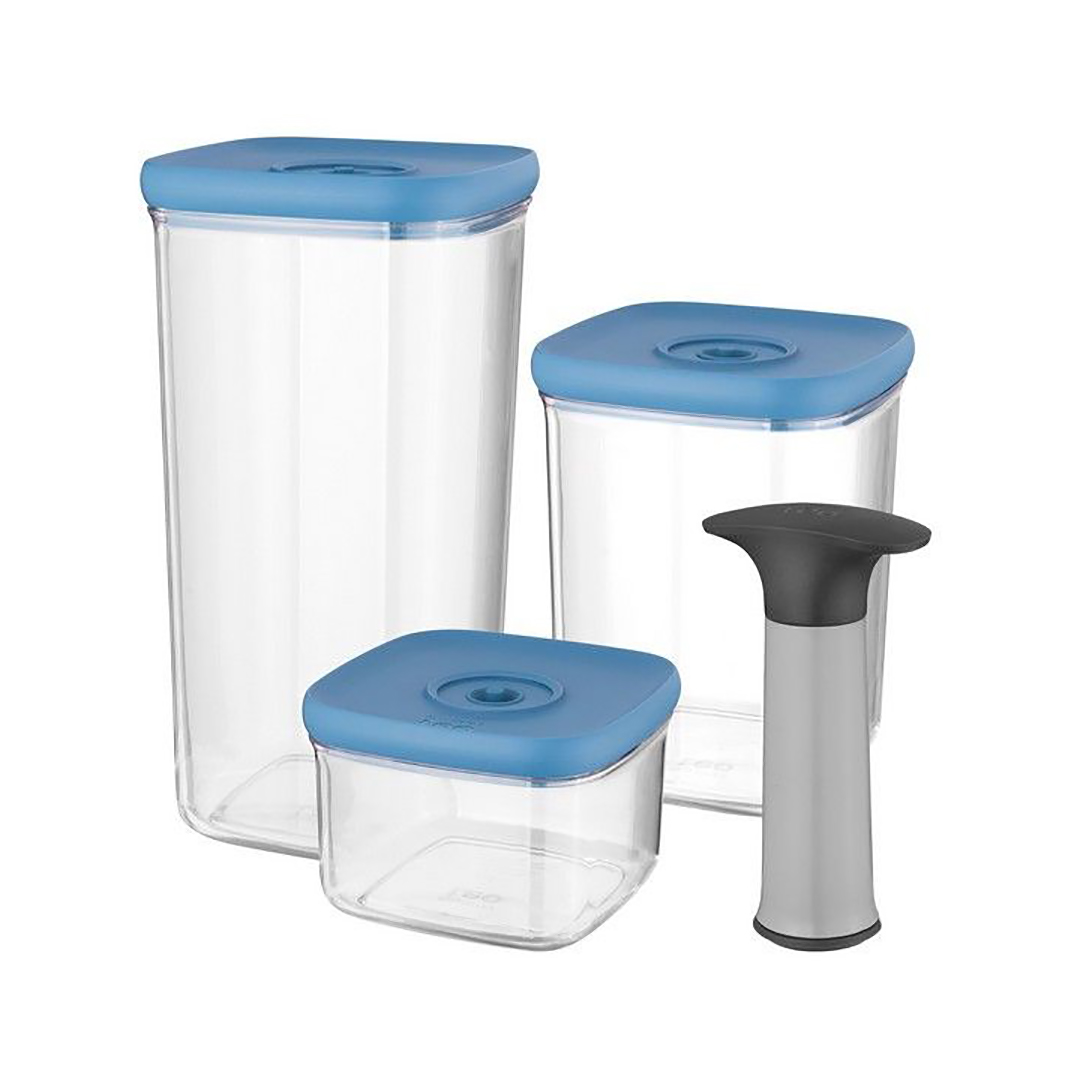 vakuminiu-konteineriu-rinkinys-berghoff-3950128 BergHOFF Vakuumnõude komplekt LEO (4 osa) | Pikemaks värskuseks - Image 1