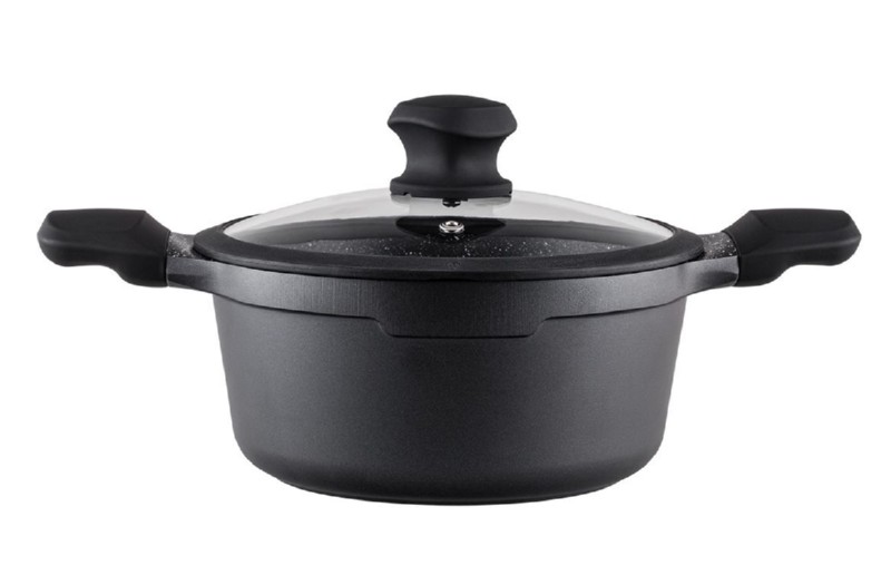 01_VNZ50427 VINZER Induktsioonpott "Kuro" VNZ50427 | 2.2 L, Greblon C3 kate, Sobib kõikidele pliitidele - Image 1