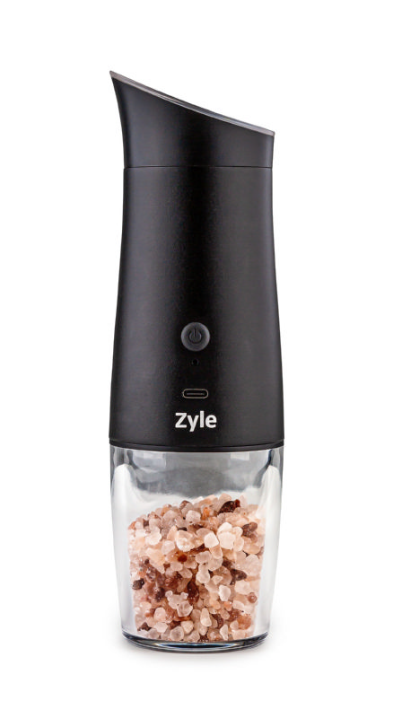 01_ZY206BGR ZYLE Elektriline Soola- ja Pipraveski ZY206BGR | Laetav (USB), Automaatne (Ümberpöörates), Reguleeritav Jämedus - Image 1