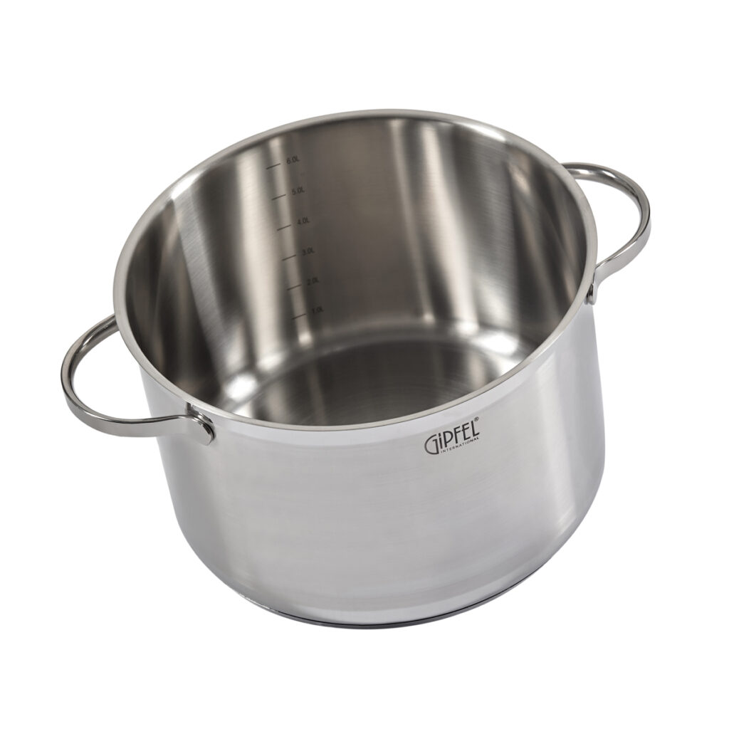 GIPFEL Puodas Victory 1370 | 6.5 L, 24 cm, Plienas 18/10, Indukcija