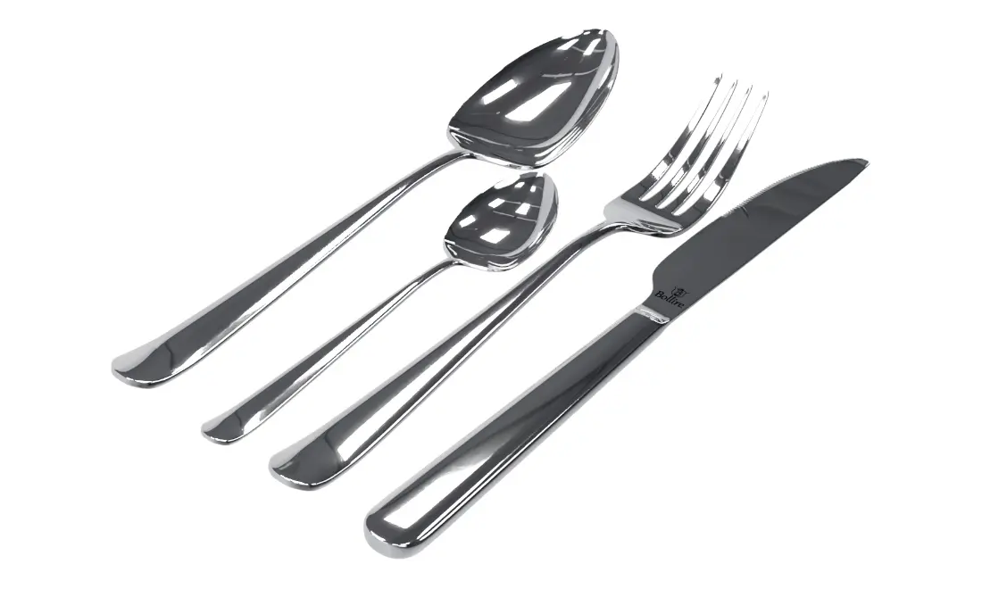 BR-5005-item Bollire Stalo įrankių rinkinys ALBA BR-5005, 24 vnt. | Nerūdijantis plienas, Veidrodinis