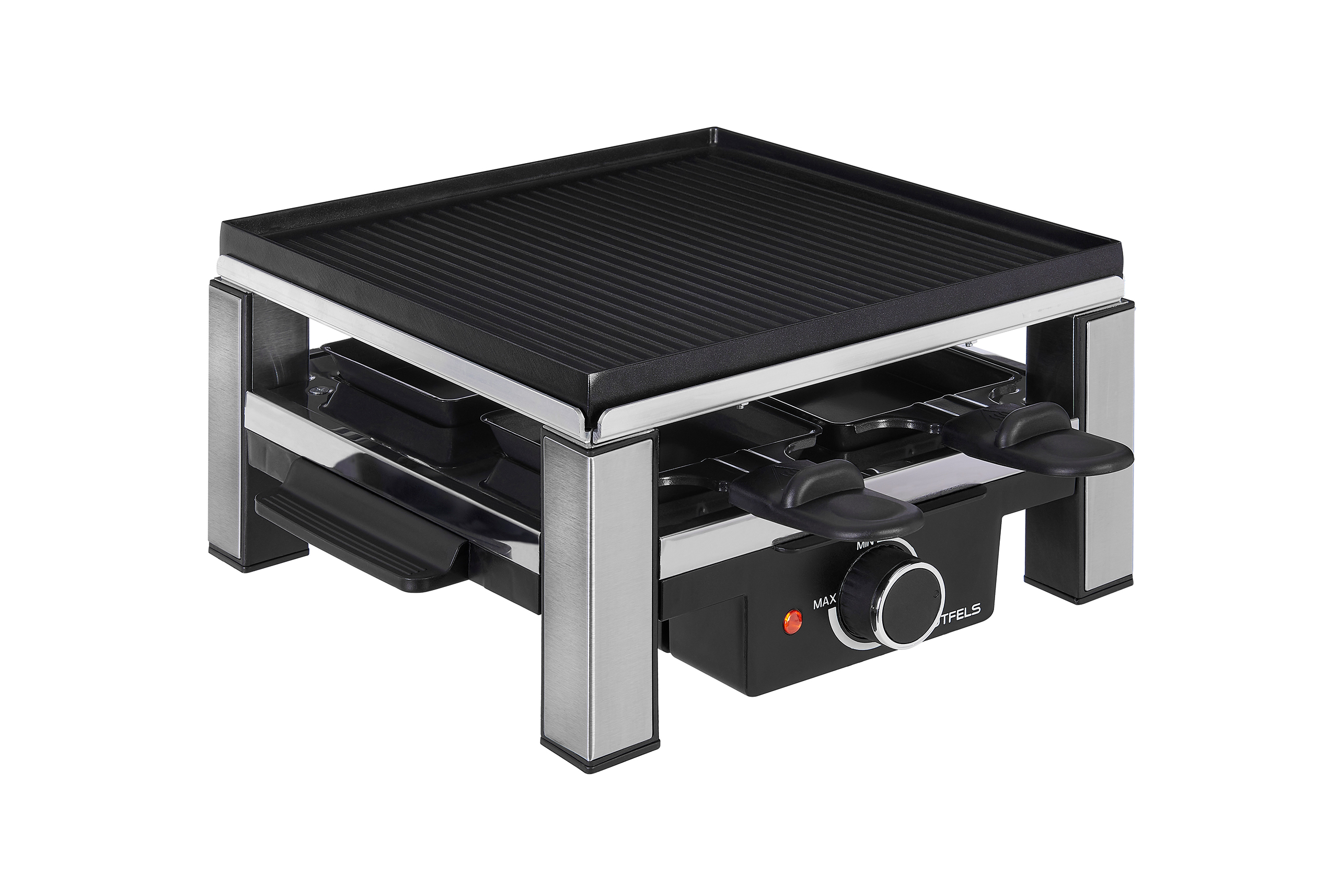 Elektrinis-Rakleto-Grilis-GUTFELS-COOK-4010-2 GUTFELS Elektriline Rakletigrill COOK 4010 | 900 W, Raklett ja Grill 4 inimesele - Image 1