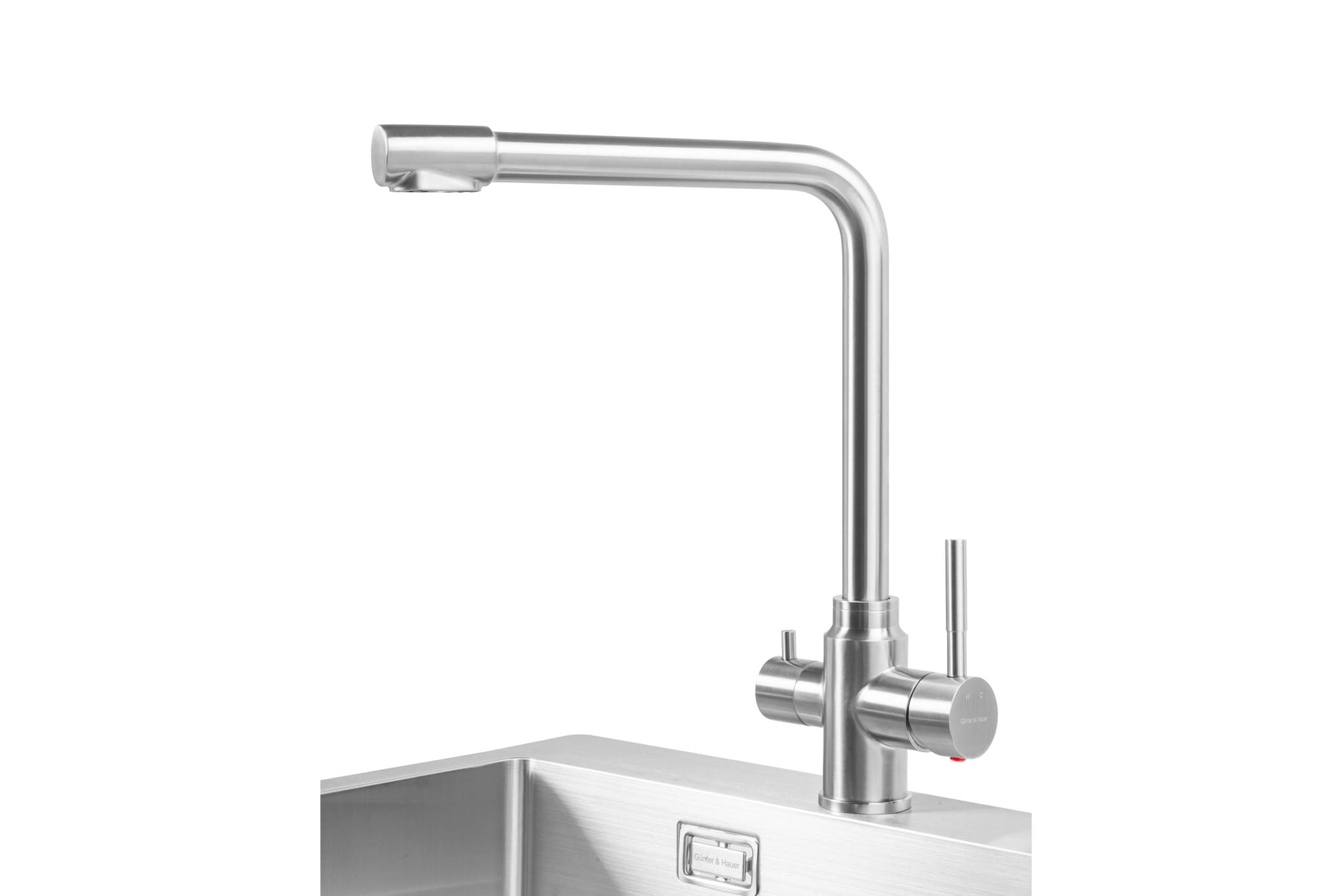 Maisytuvas-Luft-Br-1 GÜNTER & HAUER Köögisegisti LUFT Br | 2 Hoova (Vesi/Filtreerimine), 360° Tila, Matt Teras - Image 1