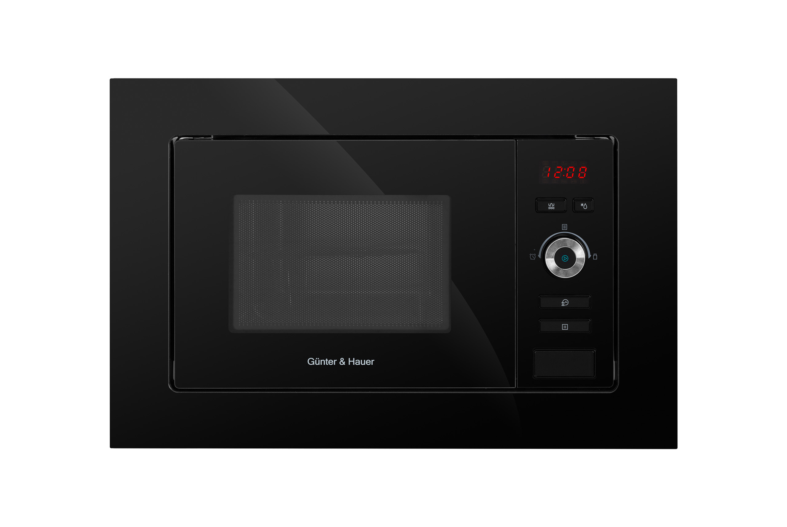 Mikrobangine-GH-EOK20BL-1 Günter & Hauer Integreeritav mikrolaineahi EOK 20 BL | 20 L, 800 W, Grill, Must klaas - Image 1