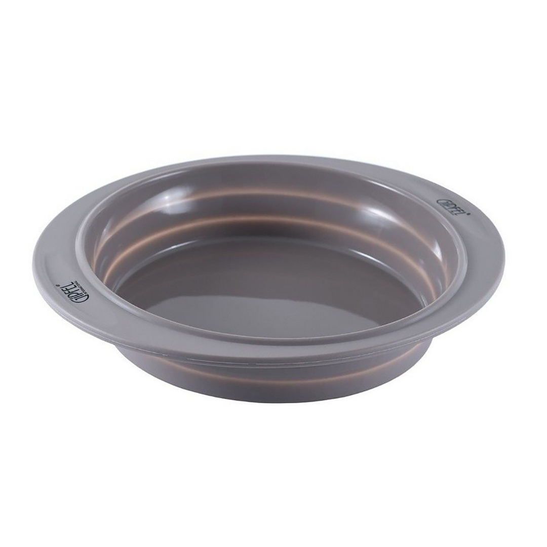 apvali-silikonine-kepimo-forma-gipfel-2522 Ümmargune silikoonist küpsetusvorm sisemise metalltoega Eco 29x25x5 cm - Image 1