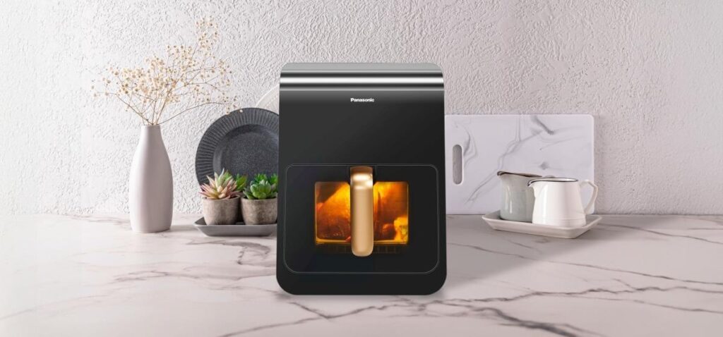Panasonic Karšto oro gruzdintuvė NF-CC600AXE | 6 L, 1450 W, 11 programų, Garinimo funkcija