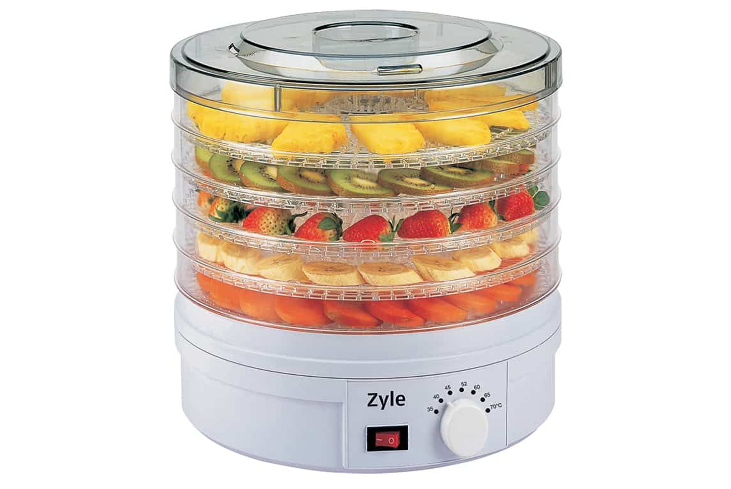maisto-dziovykle-ZY110FD ZYLE Puuviljade kuivati ZY110FD | 245 W, 5 alust, täpne temperatuuri kontroll (35–70°C) - Image 1