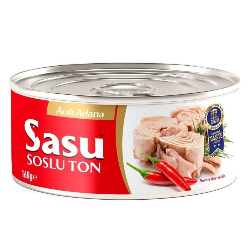 SASU Nesmulkintas tunas su aitriąja paprika, 160 g | Aštrus, Daug baltymų, Turkija