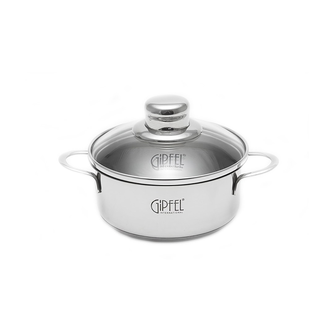 puodas-mini-gipfel-1202 GIPFEL Mini pott 1202 | 0,9 L, roostevaba teras 18/10, sobib induktsioonile - Image 1