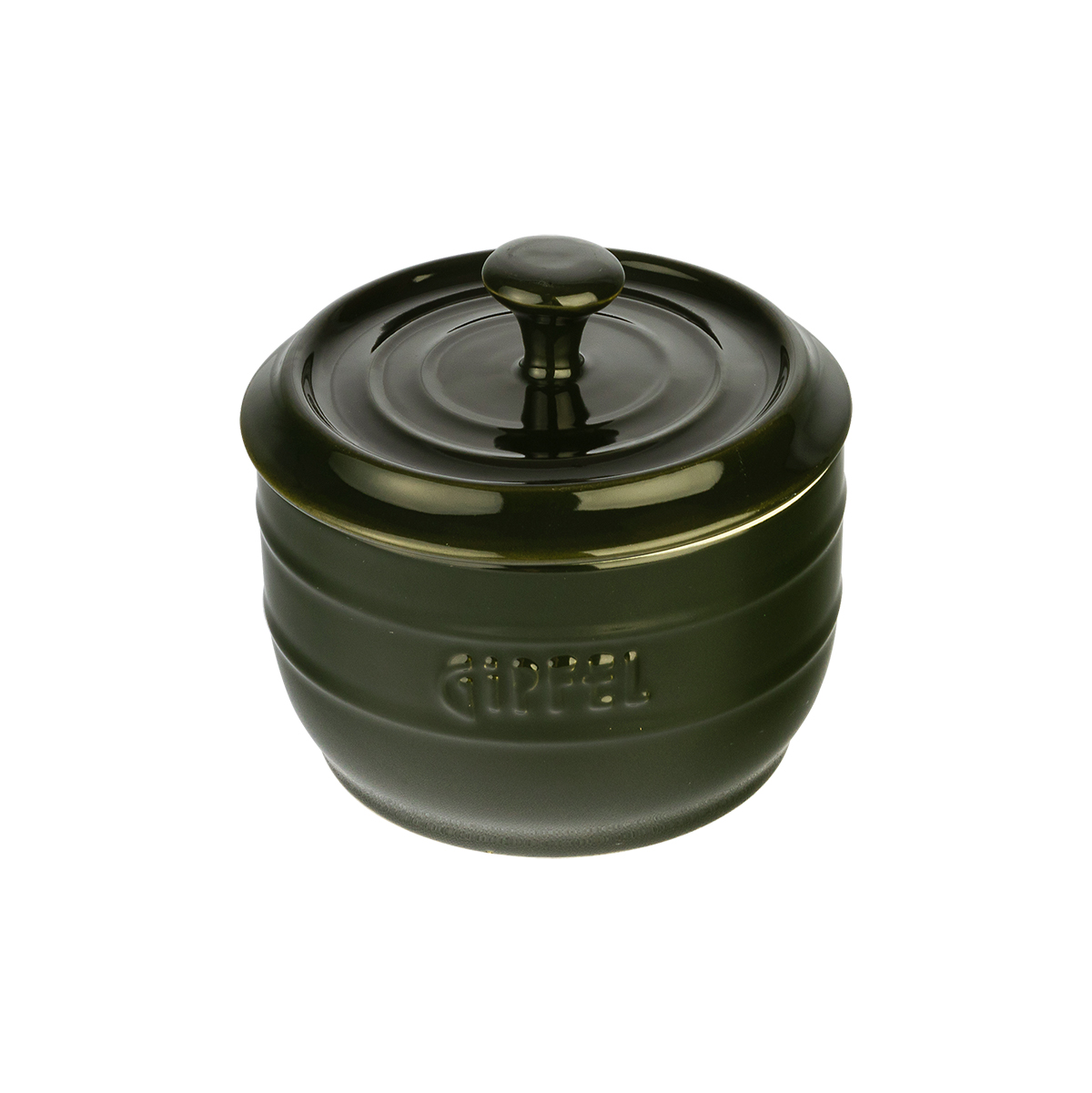 xczxtsgcireudxf4m0g2d6ok7xmqqfi9 GIPFEL Druskinė su dangteliu Majolica 3917 | 0.25 L, Keramika, Tamsiai žalia