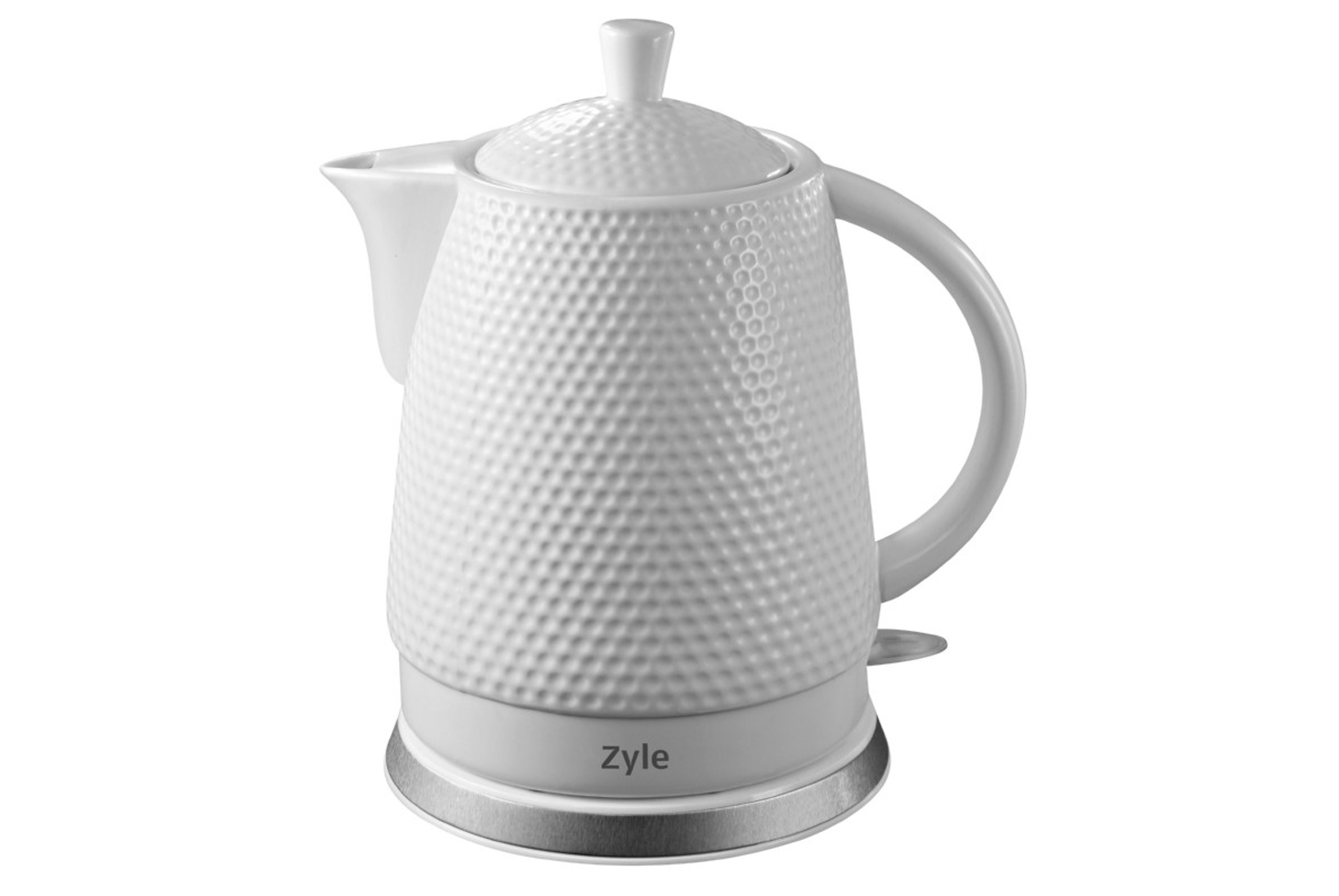 virdulys-ZY16KW ZYLE Keraamiline Veekeetja ZY16KW | 1,5 L, 1200 W, Valge, Toksiinivaba, Vaikne Töö - Image 1