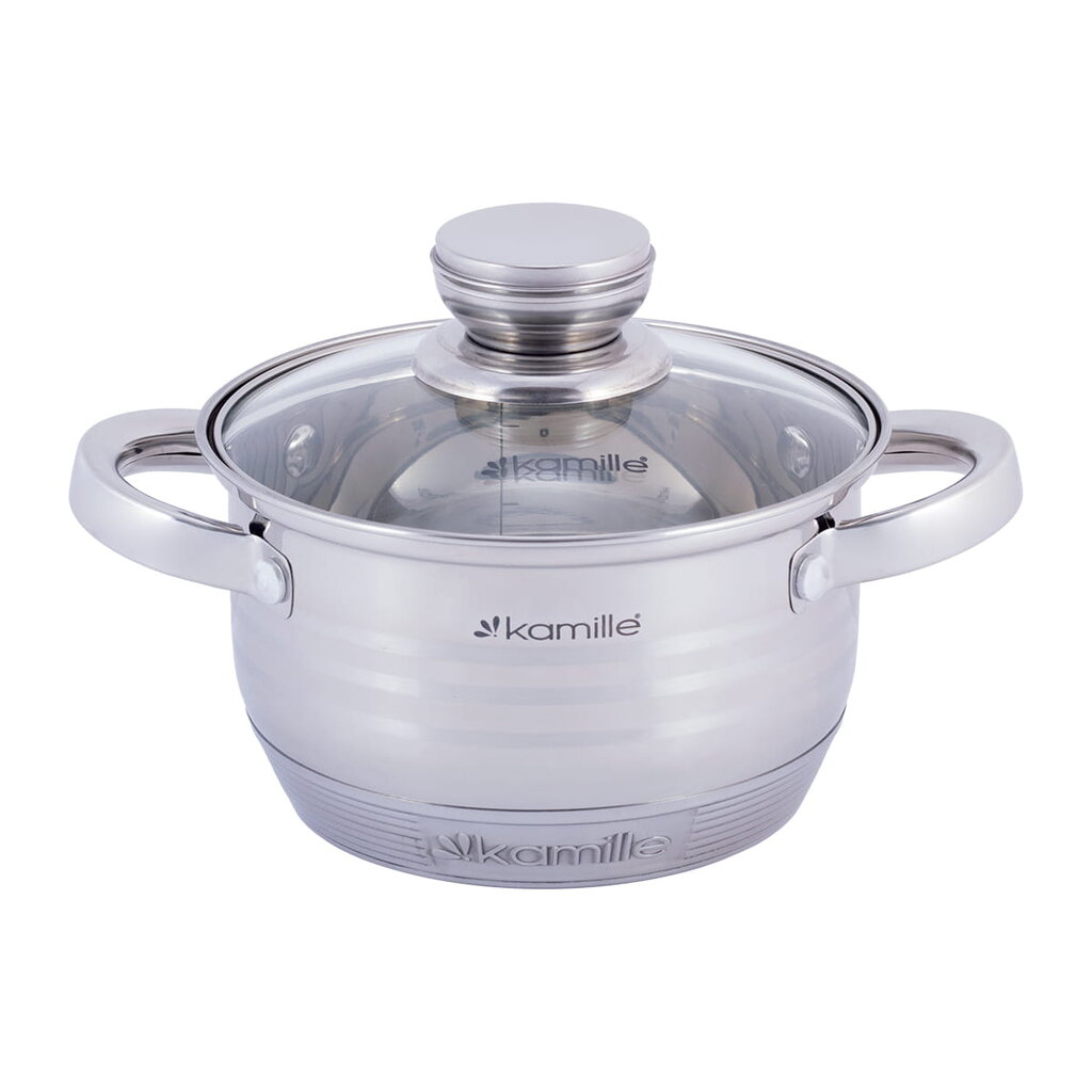 2bfd0061ffce15e63a644d669c5b85a3-8ff93_reference Roostevabast terasest pott kaanega "Kamille", 1,5 l (16 cm) - Image 1