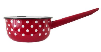 emaliuotas-kausas-su-dangciu-15-l-cf583-atsiliepimai_reference Emailkastrul pika käepidemega, 1,5 l, punane täppidega - Image 1