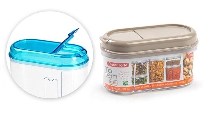 indas-biriems-produktams-05l-a9060_reference Kuivainete säilitusnõu "PlasticForte", 0,5 l (MIX) - Image 1