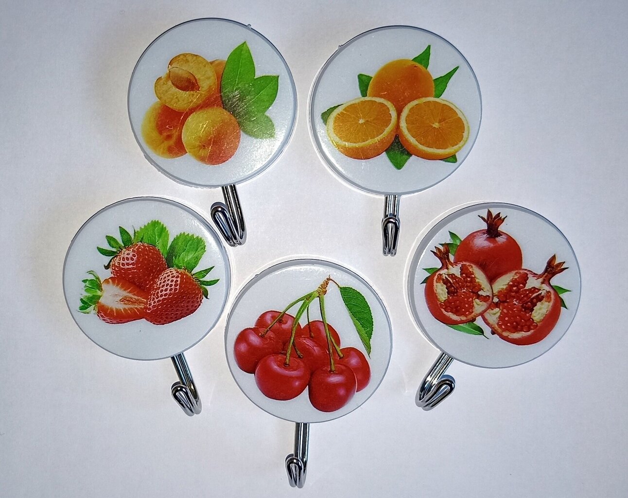 lipnieji-kabliukai-9-vnt-7a8f0_reference Isekleepuvate konksude komplekt, 9 tk, kuni 2,5 kg (MIX) - Image 1