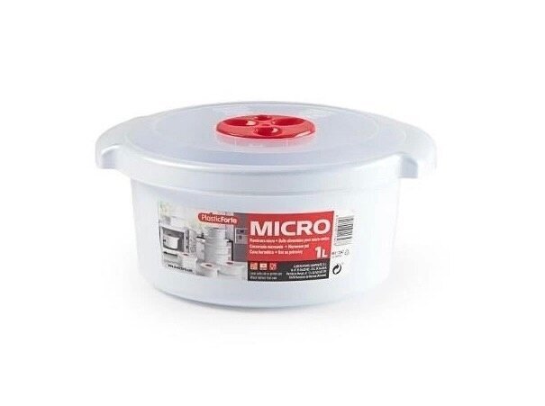 maisto-saugojimo-indas-1-l-fc53d_reference Plastist toidunõu mikrolaineahjus soojendamiseks, 1 l (MICRO) - Image 1
