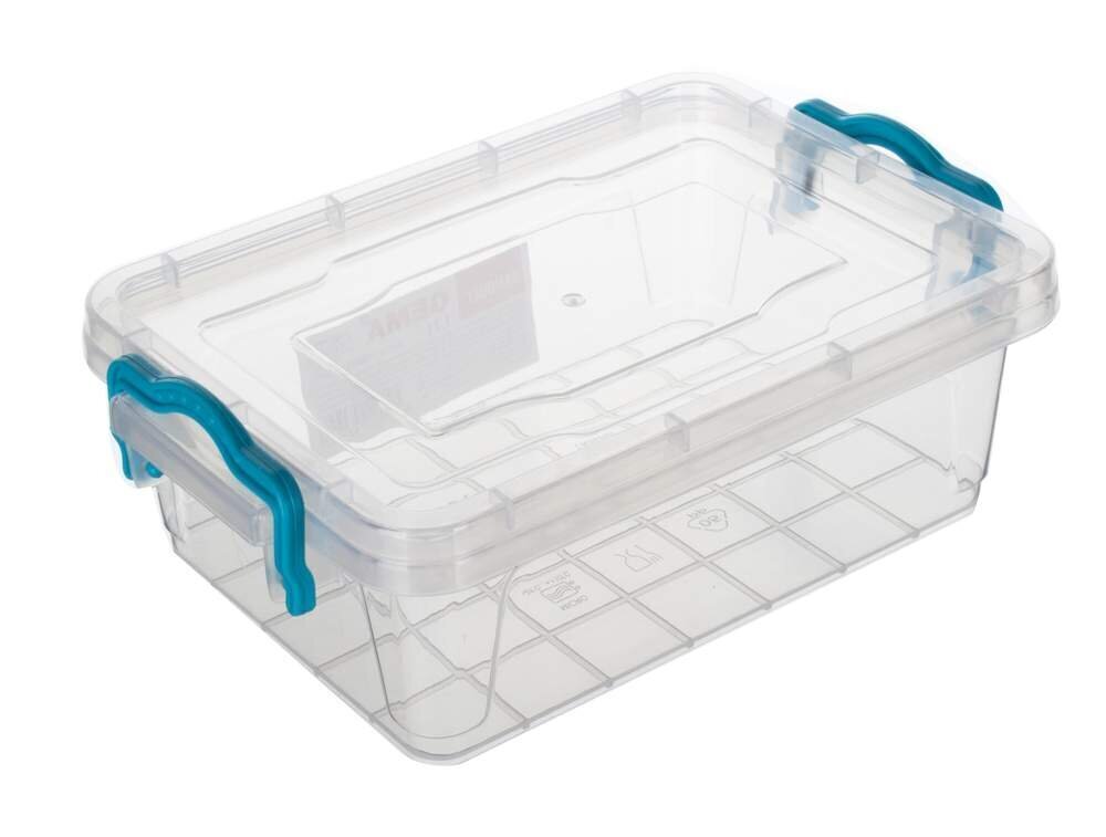 maisto-saugojimo-indas-12l_reference Ristkülikukujuline toidukarp, 1.2 L, 19 cm (Läbipaistev) - Image 1