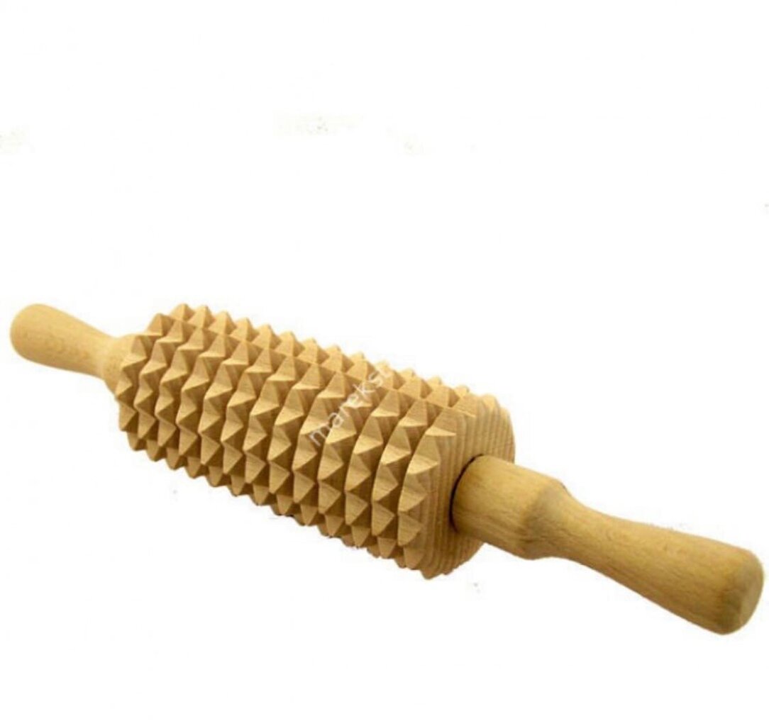 medinis-volelis-mesai_reference Puidust lihapehmendaja-rull, 29 cm - Image 1