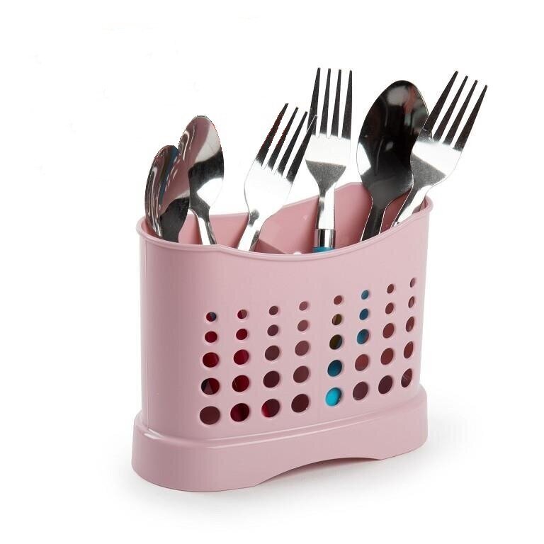 plastic-forte-padeklas-irankiams-1-vnt-026d1_reference Plastist söögiriistade hoidja / kuivatusrest, 16,5 x 8 x 13 cm (MIX) - Image 1