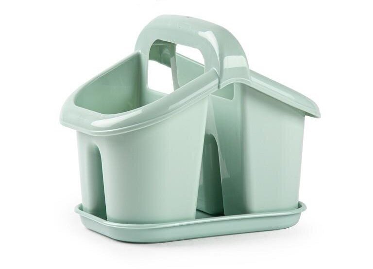 plastic-forte-padeklas-irankiams-1-vnt-2656e_reference Plastist söögiriistade hoidja / kuivatusrest, 19 x 15 x 16 cm (MIX) - Image 1
