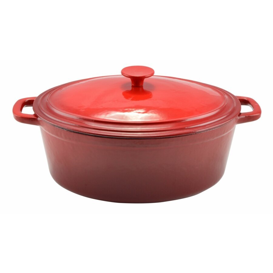 puodas-62-l-d08c0_reference Emailitud malmist haudenõu kaanega PERFECT HOME, 6,2 l, 24 cm (Punane) - Image 1