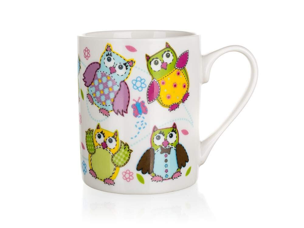 puodelis-owls-a156b_reference Portselanist laste kruus "Orion Owls", 250 ml, öökullidega - Image 1