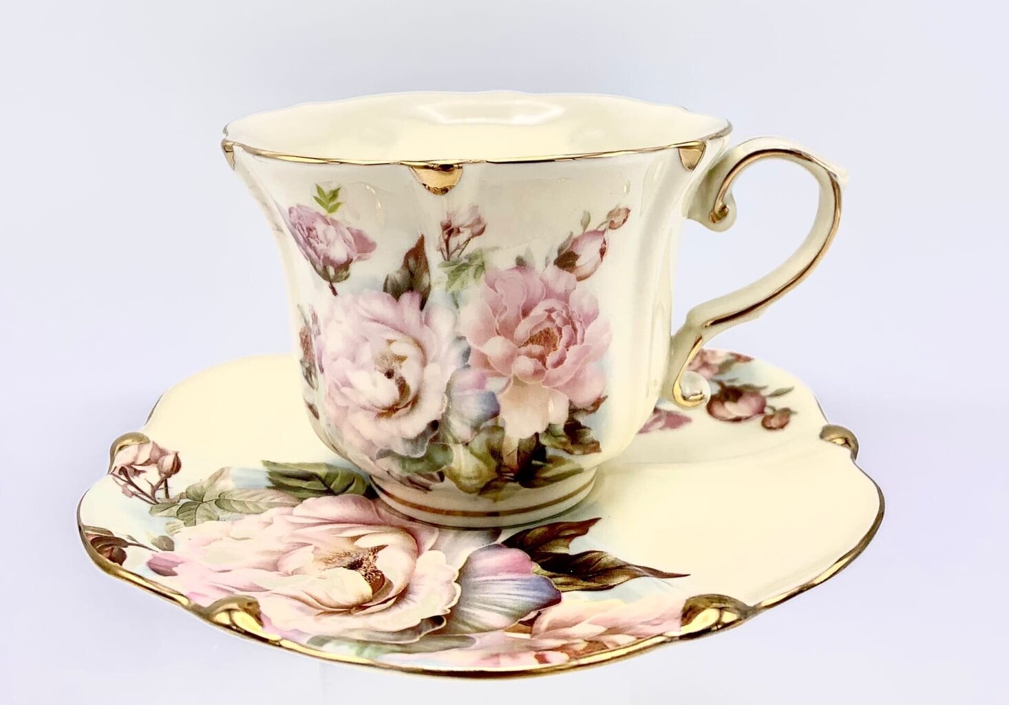 puodelis-su-lekstute-2-vnt-220-ml_reference-4 Portselanist kohvi/teekomplekt 2-le (4 osa), 220 ml - Image 1