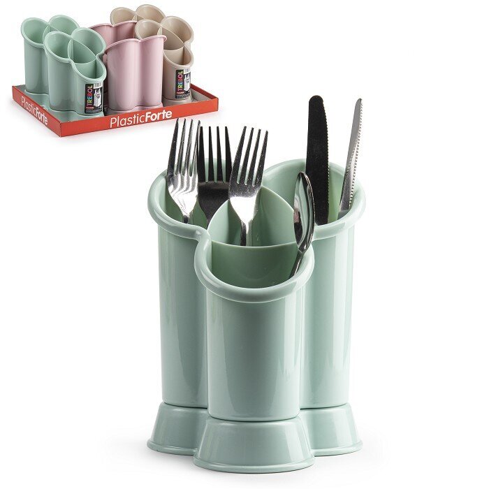 stalo-irankiu-stovas-56f7b_reference Plastist söögiriistade hoidik Plastic Forte, 4 lahtrit, 19 cm (MIX) - Image 1