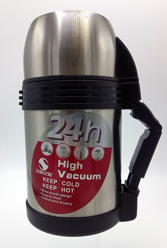 termosas-1000ml_reference Roostevabast terasest toidutermos käepideme ja rihmaga, 1.0 l - Image 1