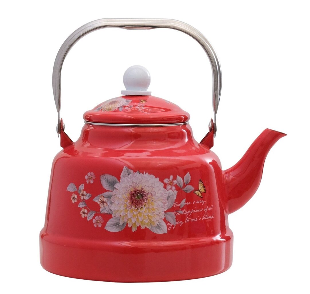 virdulys-11l-efa84_reference Emailitud teekann lillemustriga, 1,1 l (sobib induktsioonile) - Image 1