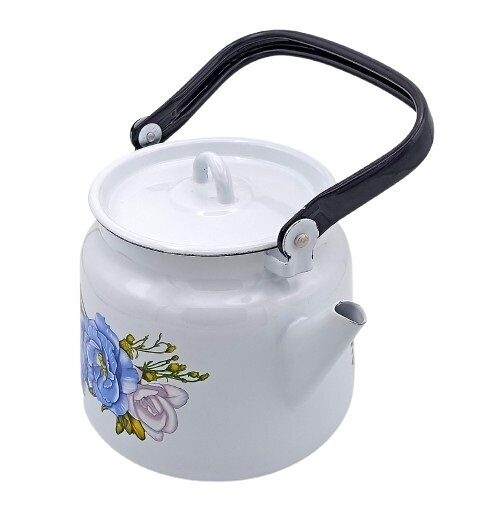 virdulys-35l-6ea3c_reference Emailitud teekann "Idilia" lillemustriga, 3,5 l (sobib induktsioonile) - Image 1