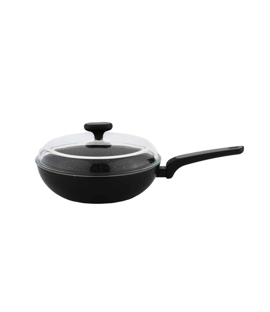 nois-salto-silver-patelnia-wok-z-pokrywa-28-cm-greblon-c-3 Wok Keptuvė NOIS Salto Silver | 28cm | 3,9l | Greblon C 3+