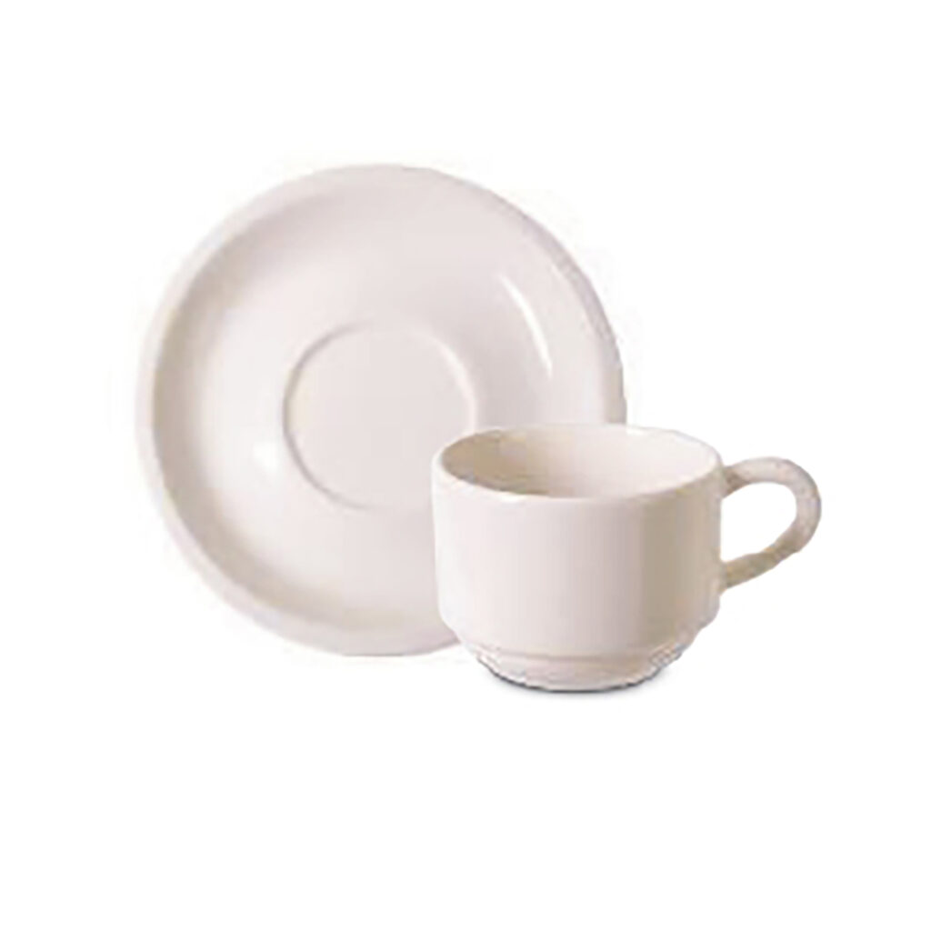 Puodelis su lėkštute Rinart CreamCoffee 100 ml