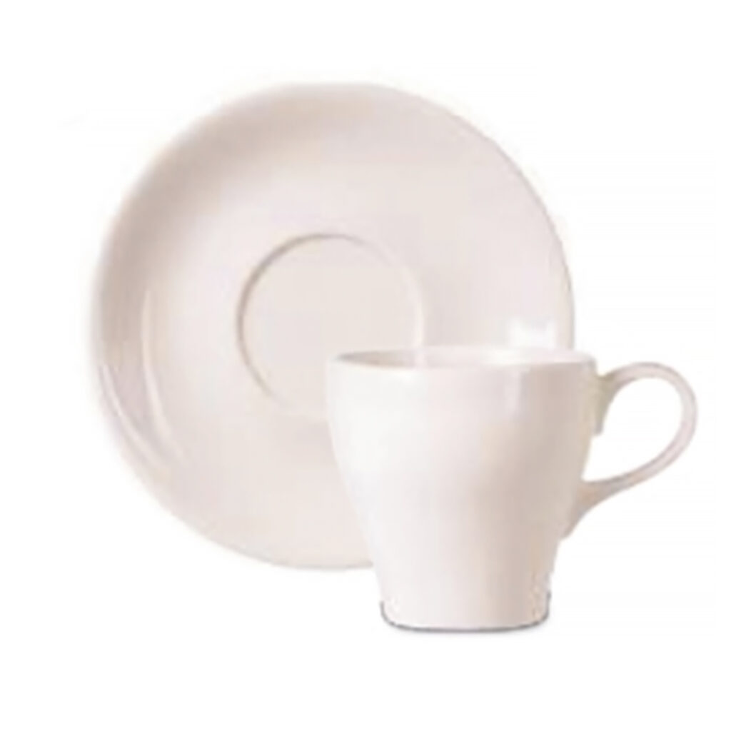 Porcelianinis puodelis su lėkštute Rinart Tulip 290 ml
