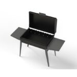 Kokkupandav grill-mangal „Classic 600“ | 3 mm Teras | Koos kaane ja 2 riiuliga - Image 5