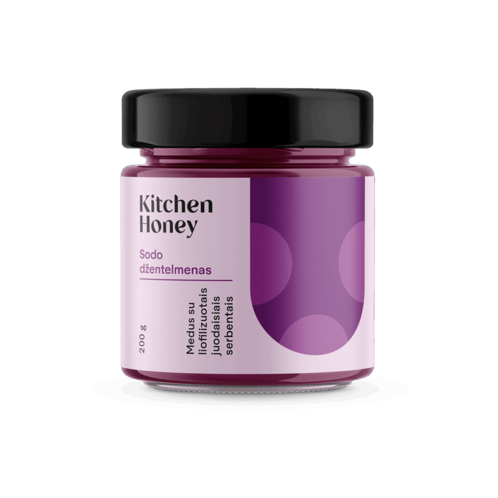 Medus su juodaisiais serbentais Sodo Džentelmenas 200 g