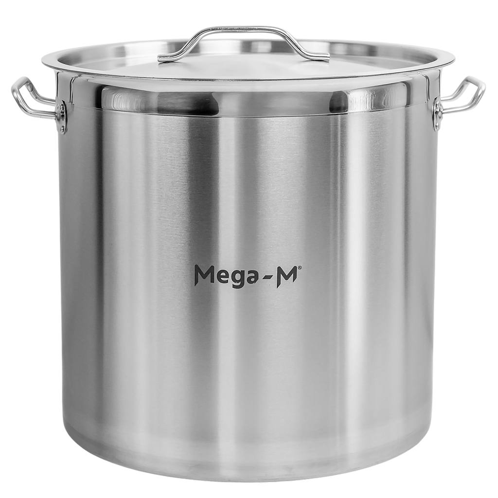 Garnek-ze-stali-nierdzewnej-AISI-443-wysoki-z-pokrywka-Mega-M-PRO-36L-36×36-cm-3 Puodas su dangčiu Mega-M PRO 36 l 36x36 cm