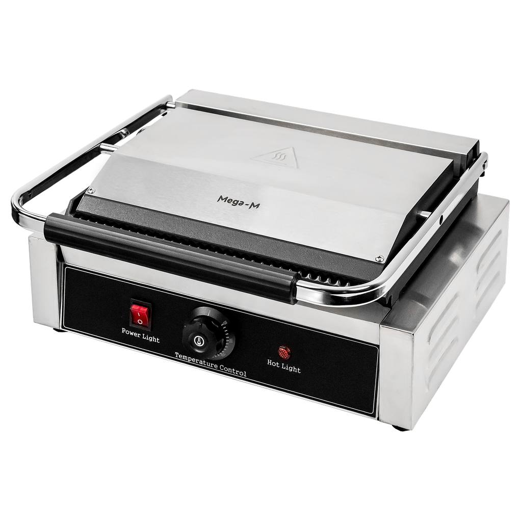 Grill-elektryczny-kontaktowy-ryflowany-Mega-M-HB-23kW-230V Elektrinis kontaktinis grilis Mega-M HB (2,3 kW)